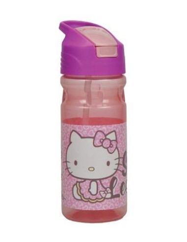 Borraccia con cannuccia 500ML ecozen HELLO KITTY