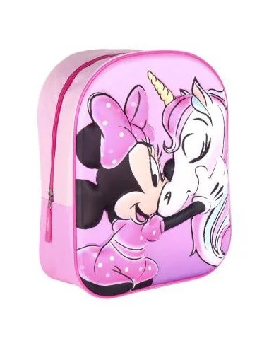 Zainetto 3D h31cm Disney Minnie | Diamante Rosa