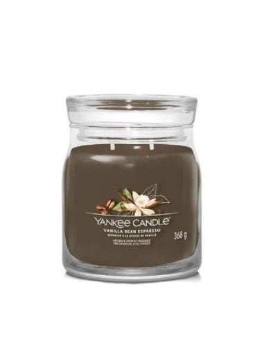 Vanilla Bean Espresso Giara Media Signature YANKEE CANDLE