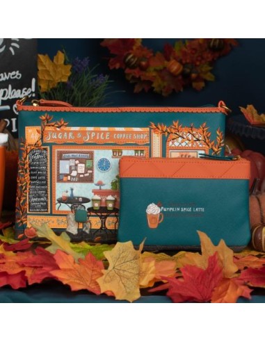 VENDULA LONDON Portafoglio con zip Sugar and Spice Coffee Shop