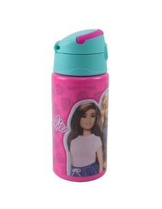 Borraccia in alluminio con cannuccia 500ML BARBIE Love 2