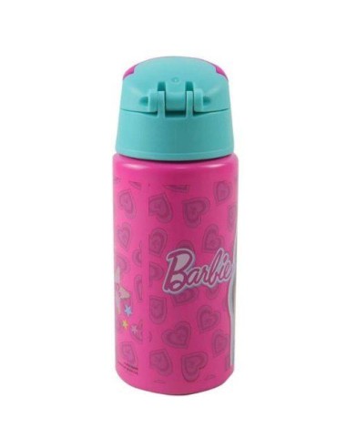 Borraccia in alluminio con cannuccia 500ML BARBIE Love