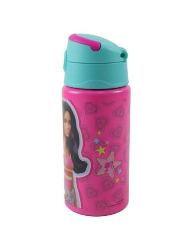 Borraccia in alluminio con cannuccia 500ML BARBIE Love