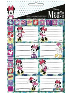 Set etichette adesive 16pz MINNIE Smiles