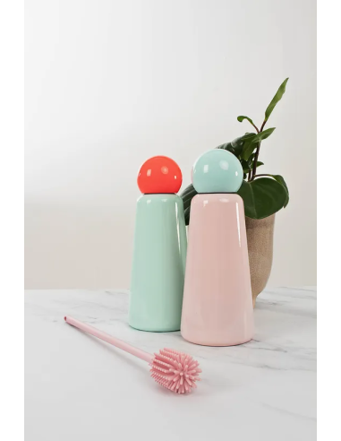 SPAZZOLA per pulizia bottiglie - Rosa