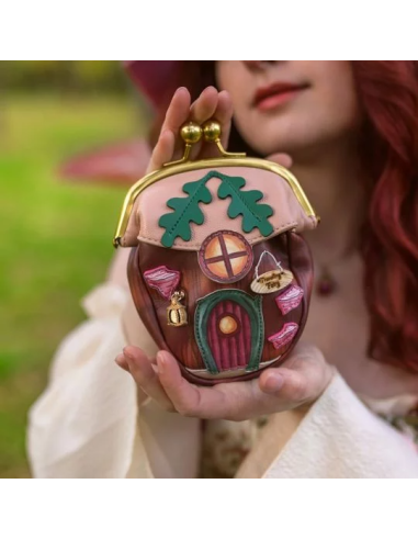 VENDULA LONDON Portamonete con clip GHIANDA Fairy Village 🍄