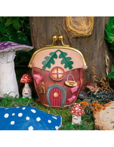 VENDULA LONDON Portamonete con clip GHIANDA Fairy Village 🍄