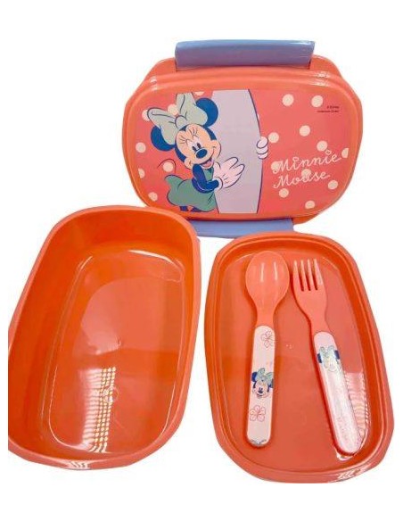 Portapranzo con posate MINNIE Summer Portapranzo con posate MINNIE Summer