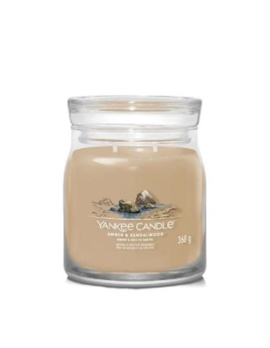 Amber E Sandalwood - Giara media YANKEE CANDLE Signature