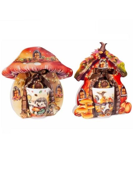 Tazza in Porcellana 300ml Villaggio d'Autunno 🍂🍁 2 varianti