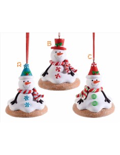 Decorazione cupcake Pupazzo di Neve