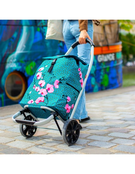 Carrellino Trolley per la Spesa ORCHID BLU: Chic e Pratico! 🛒✨