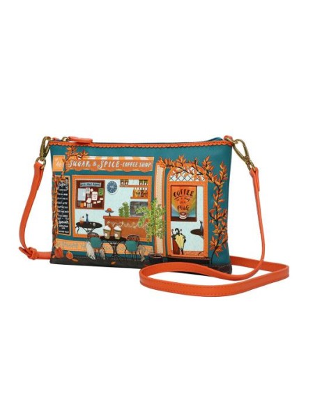 
VENDULA LONDON Borsa Kate Sugar and Spice Coffee Shop ☕🌟