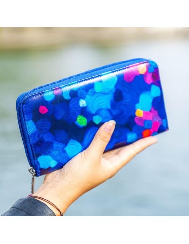 Portafoglio Grande Blu Palette – Eleganza e Spazio!