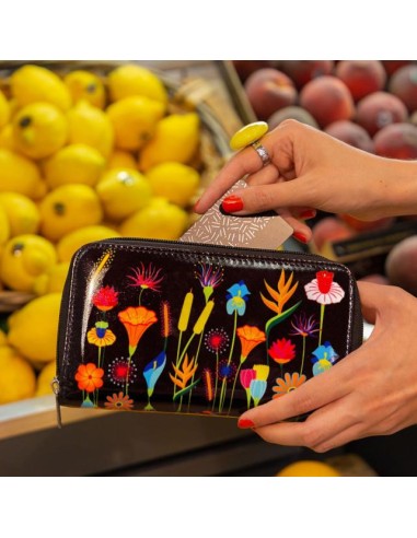 Portafoglio Grande 19 x 11 cm JARDIN FLEURI – Un Giardino di Eleganza!