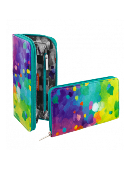 Portafoglio Grande 19 x 11 cm PALETTE – Un Arcobaleno di Stile!