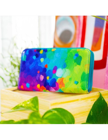 Portafoglio Grande 19 x 11 cm PALETTE – Un Arcobaleno di Stile!