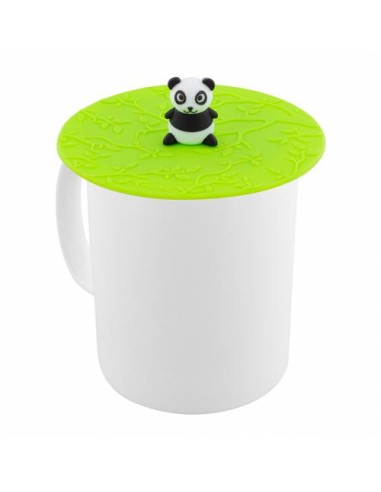 PYLONES Copritazza Silicone Panda - Il Tenero Custode delle Tue Bevand