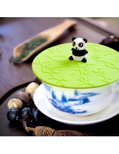 PYLONES Copritazza Silicone Panda - Il Tenero Custode delle Tue Bevand 2