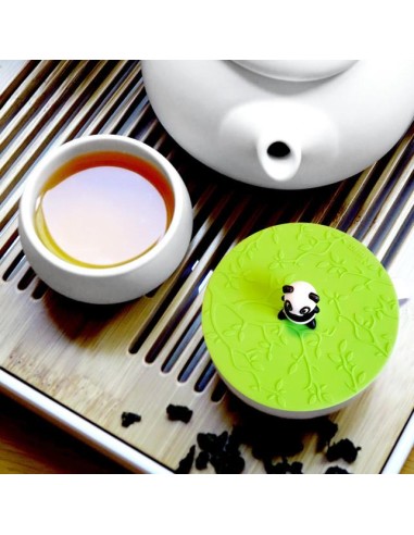 PYLONES Copritazza Silicone Panda - Il Tenero Custode delle Tue Bevand