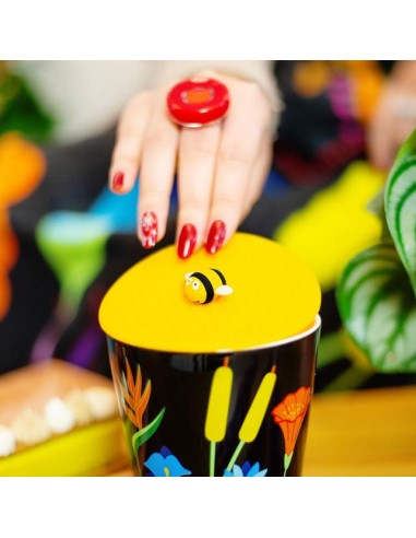 PYLONES Copritazza in Silicone Ape - Tieni Caldo il Tuo Drink con Stil