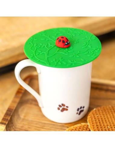 PYLONES Copritazza Coccinella - Portafortuna per le Tue Bevande!