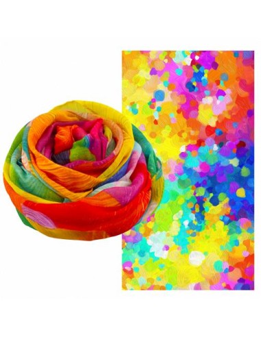 PYLONES Foulard Balade Palette - Un'Esplosione di Colori per il Tuo St