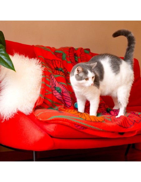 Coperta Plaid COQUELICOTS – Morbidezza e Calore in Ogni Giorno!