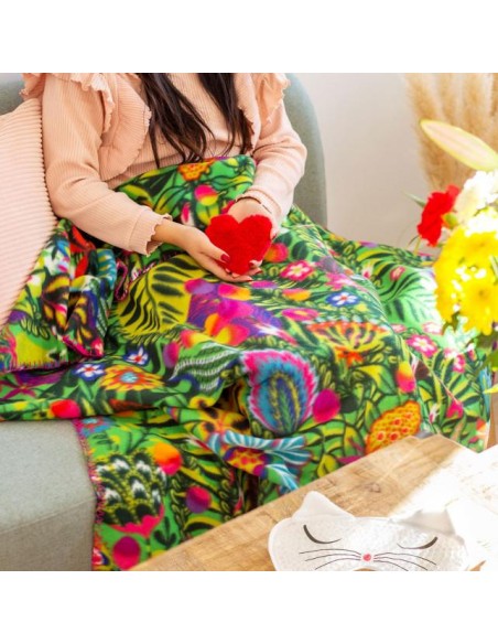 Coperta Plaid 120x160cm PRINTEMPS – Eleganza e Comfort Primaverile!