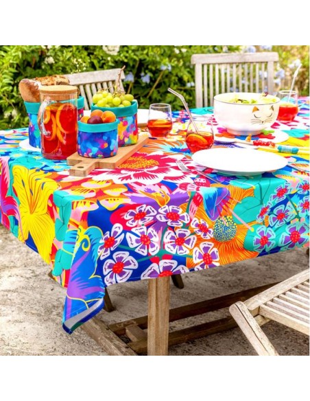 PYLONES Tovaglia antimacchia 140x190cm Bouquet