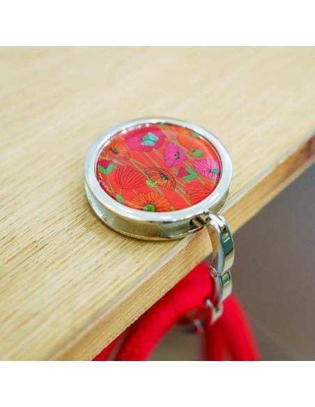 Gancio Appendiborsa Coquelicots – Funzionale e Fiorito!