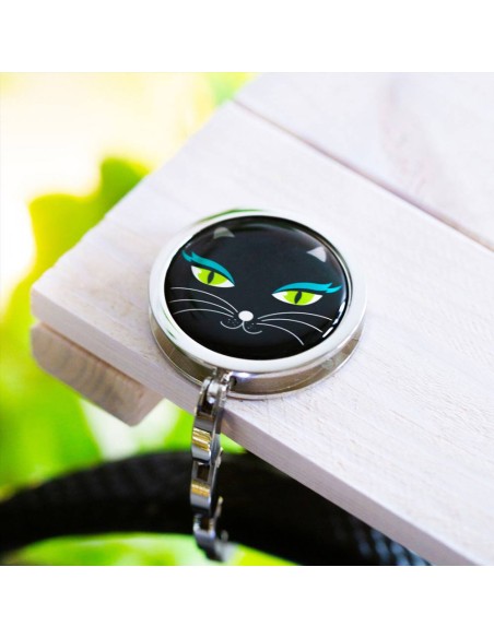 Gancio appendiborsa GATTO NERO