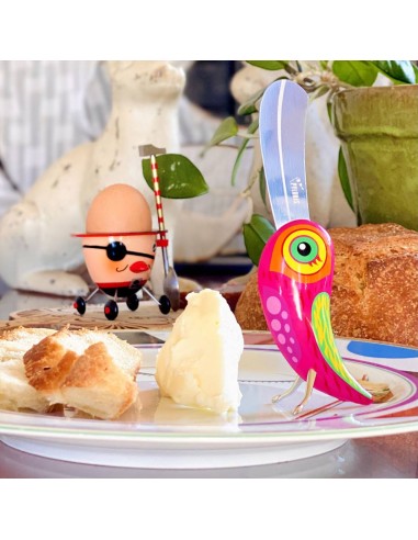 PYLONES Coltellino Spalmaburro Crema Fanfaron - Rosa