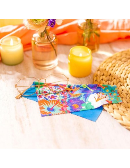 PYLONES Pannetto in Microfibra Bouquet - Fiori per Occhiali Splendenti