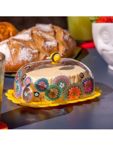 PYLONES Burriera Butterfly Dahlia - Eleganza Floreale per la Tua Tavol