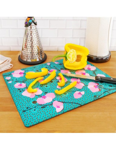 PYLONES Tagliere Commy 32x25cm Orchid Blu