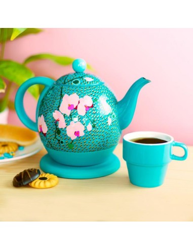 PYLONES Bollitore Elettrico 1L Orchid Blu: Colore in Cucina!