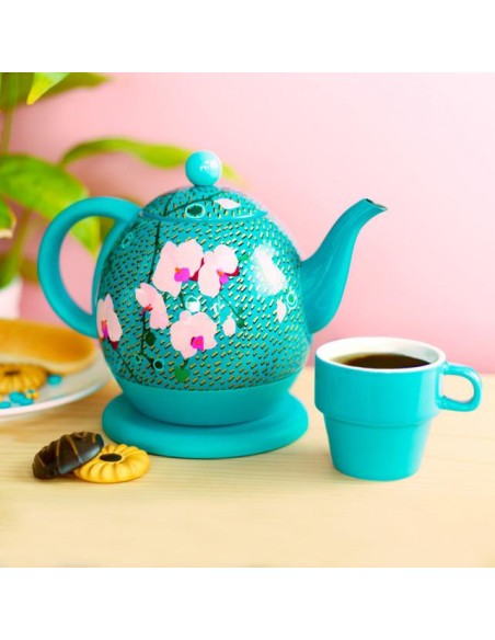 PYLONES Bollitore Elettrico 1L Orchid Blu: Colore in Cucina!