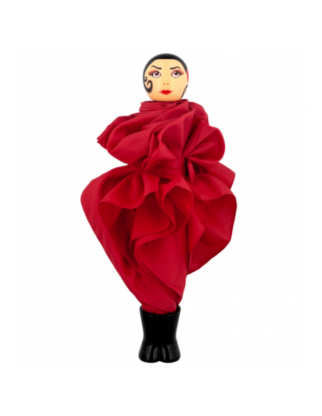 Ombrello pieghevole dama rossa | Diamante Rosa