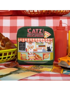 VENDULA LONDON Portafoglio quadrato - New York Cats e Corgis 2