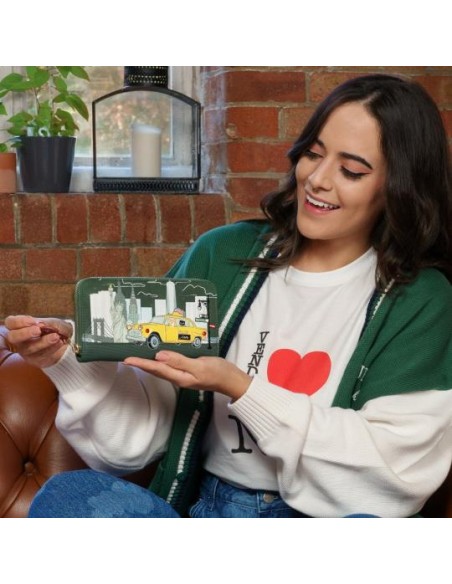 VENDULA LONDON Portafoglio grande - New York Cats e Corgis