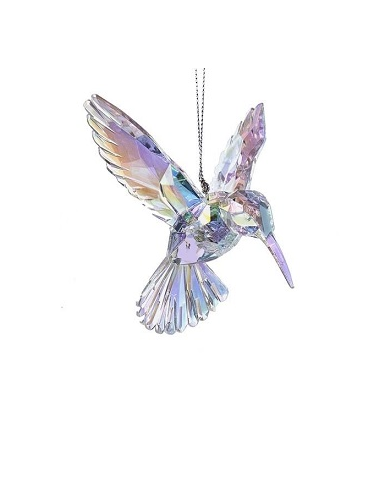 Decorazione 3D Colibrì Iridescente 3 varianti (1pz)