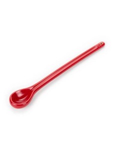 Cucchiaino in Porcellana Rossa - Eleganza per le tue Bevande! ☕❤️❤️