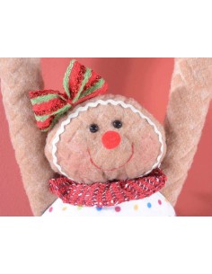 Omino di Pan di Zenzero con Scritta Merry Christmas - 2 Varianti 2