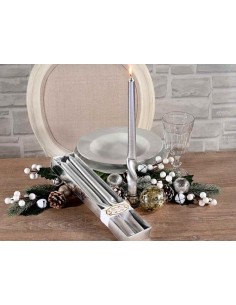 Set 2 Candele a Stelo Twist Argento ✨ 2