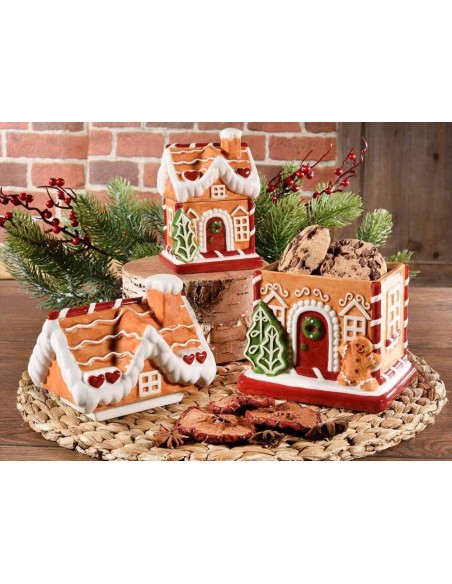 Barattolo Casetta di Marzapane - 2 formati 🎄✨