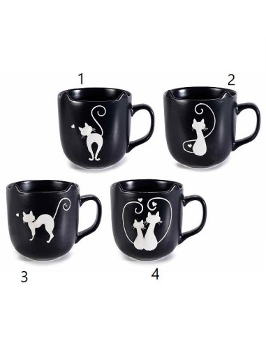 Tazza Mug con Orecchie e Gatti 400ml - 4 Varianti 😺