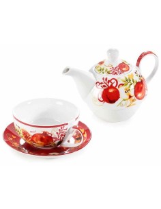 Tea for One Melograno in Porcellana - Il Tuo Momento di Relax 🍵✨ 2