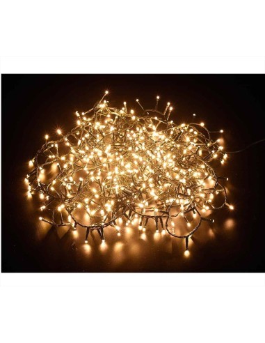 Luci Natalizie 500 LED Bianco Caldo - Cavo Verde 12,5m 🎄✨