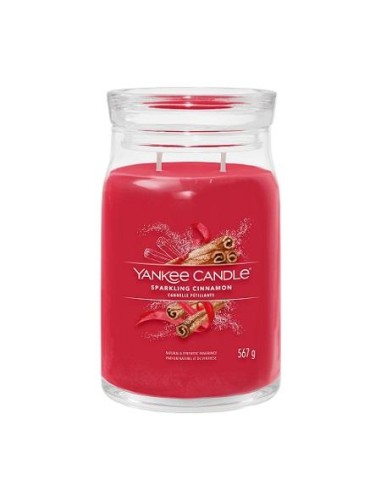 Yankee Candle SPARKLING CINNAMON Giara grande 567gr Signature